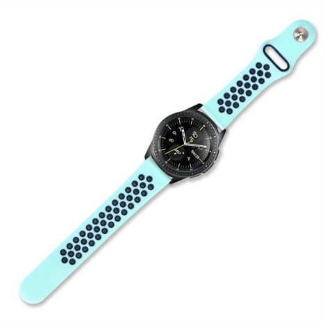 Curea ceas Smartwatch Samsung Galaxy Watch 4, Watch 4 Classic, Gear S2, iUni 20 mm Silicon Sport Tur